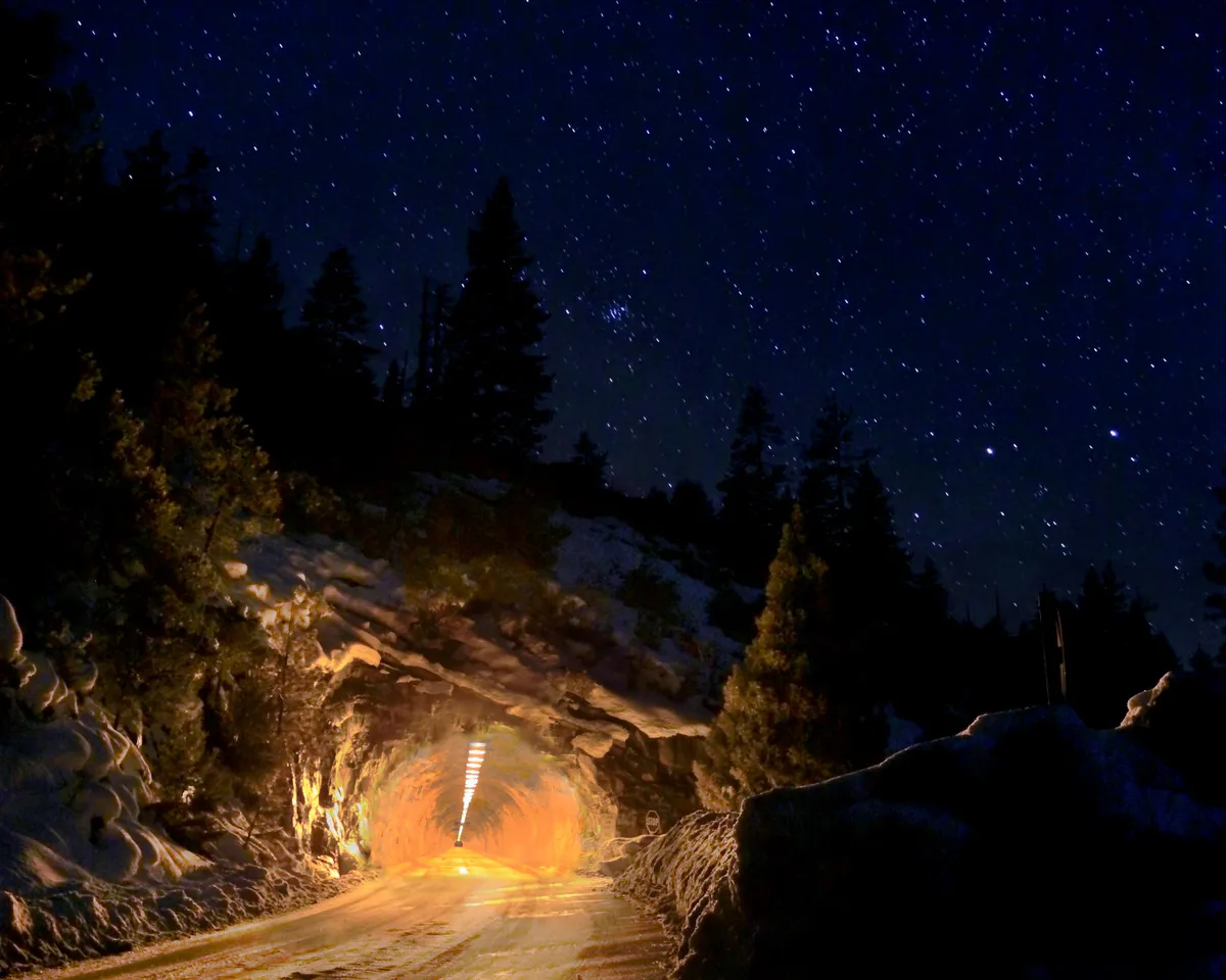 Tunnel in the Sky - Landscape by Steven Christenson, Tunnel View, Yosemite, California, USA. Equipment: Canon 50D, Manfrotto Tripod, EF17-40 f/4L USM