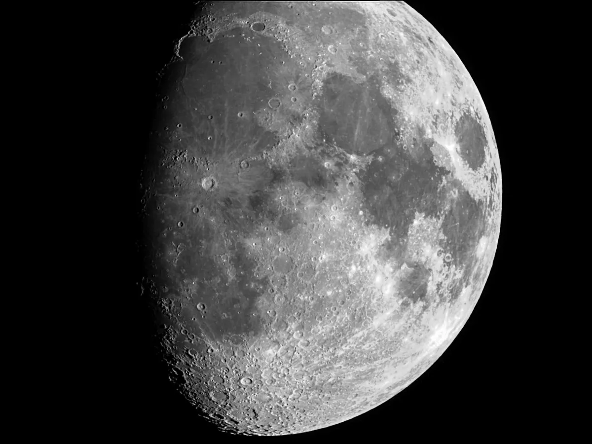 Moon by James, Croydon, UK. Equipment: ZWO 120mc-s, Esprit 80ed
