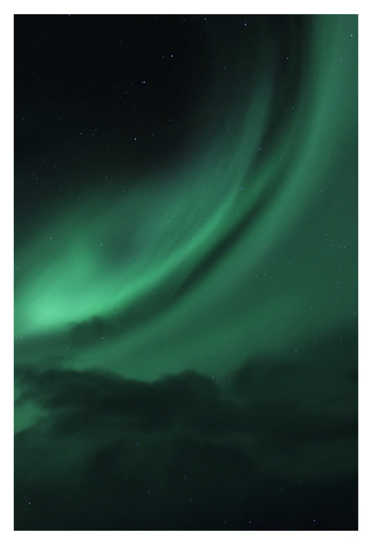 Aurora Over Iceland by Stuart Woodall, Hali, Iceland.