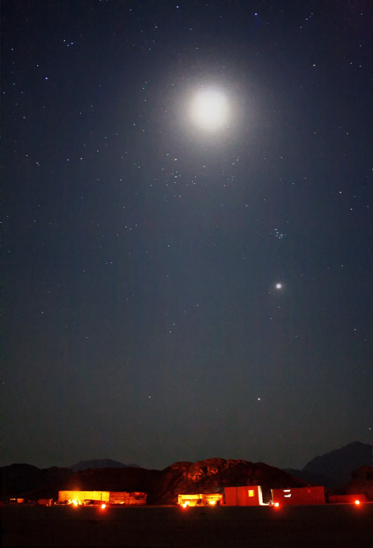 Bedouin Camp by Night by Ryan Radford, Sinai Desert. Equipment: Canon 1000D, Kit lens, tripod.