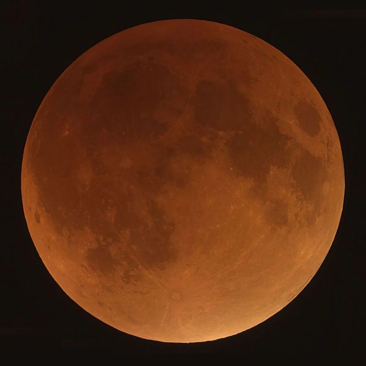 natural blood moon photography