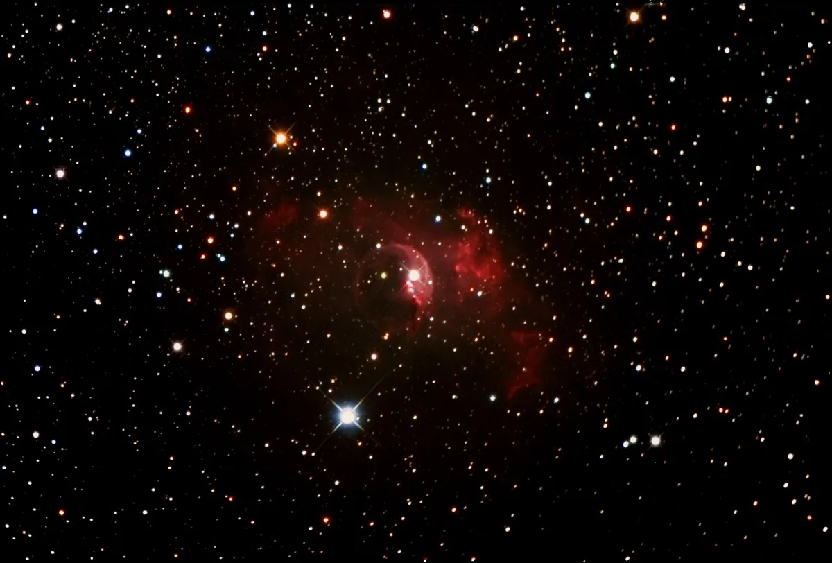 NGC 7635: The Bubble Nebula by Wayne Stallard, Essex, UK.