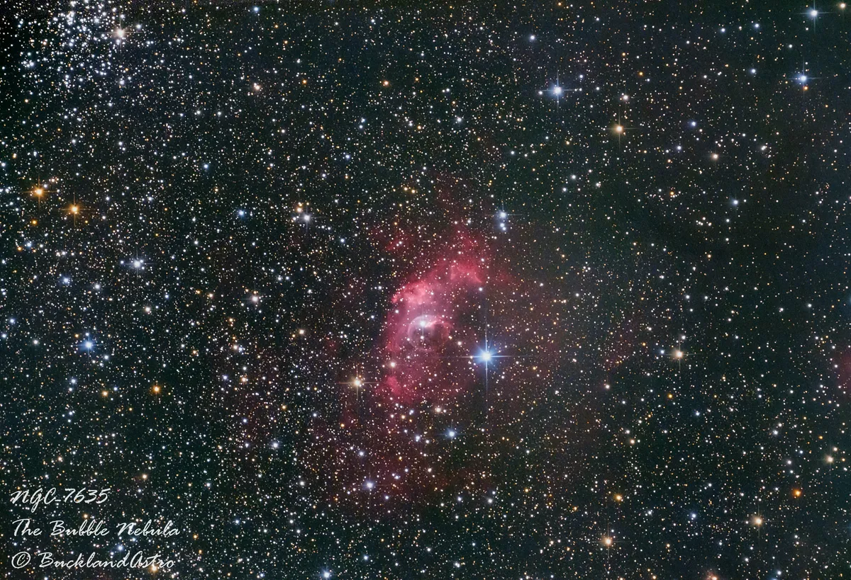 The Bubble nebula, NGC7635 by Phill Froggett, Buckland, Hertfordshire, UK.