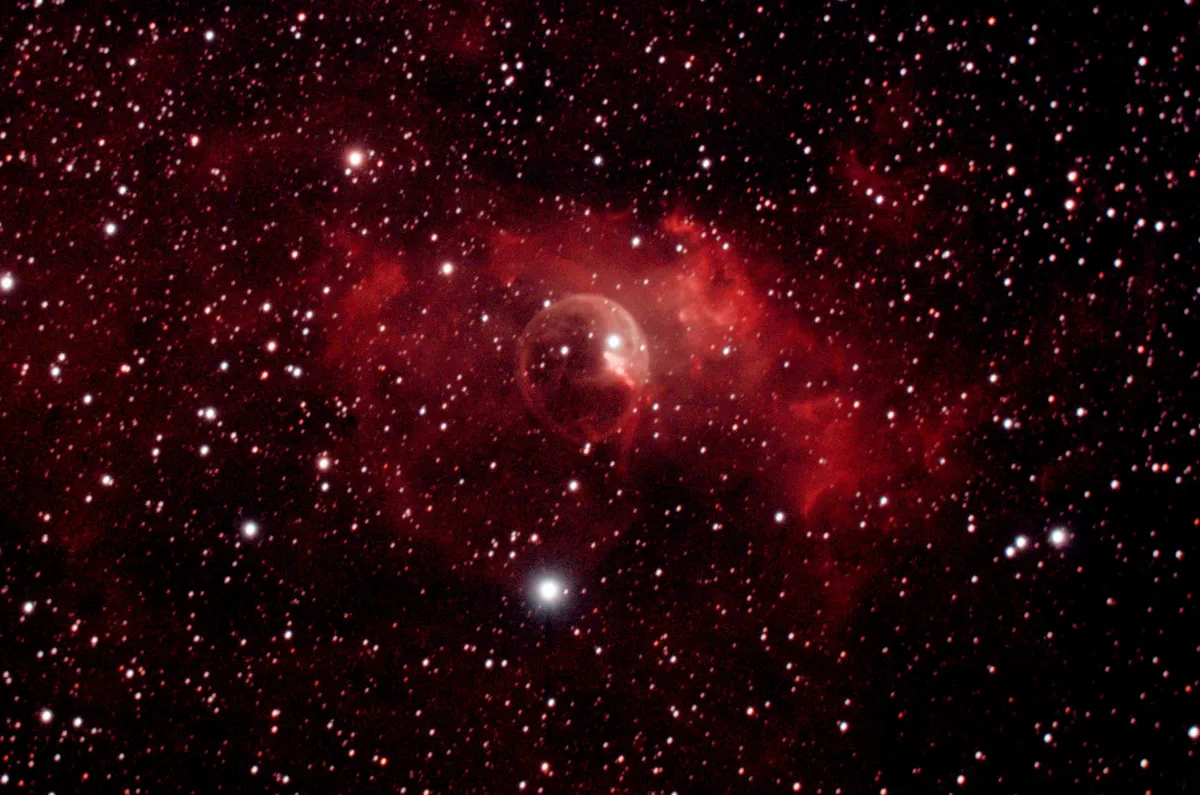 Caldwell 11 Bubble Nebula by Mark Griffith, Swindon, Wiltshire, UK.