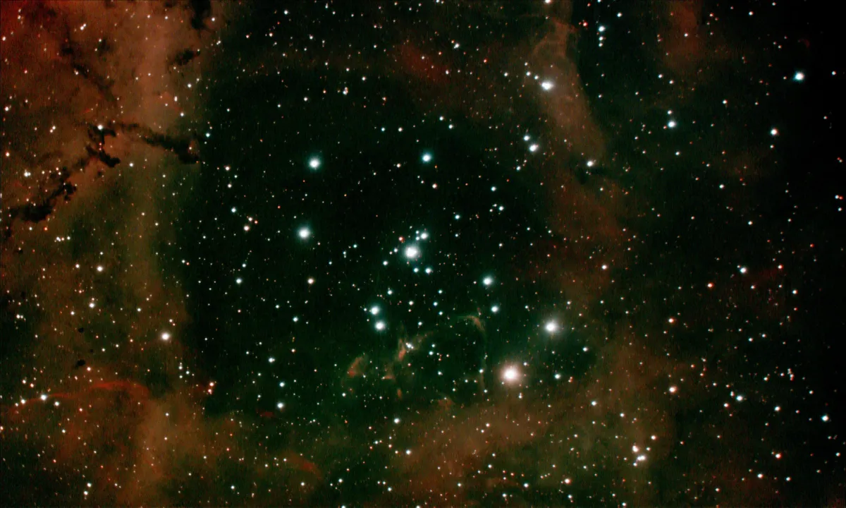 C50 Open Cluster by Mark Griffith, Swindon, Wiltshire, UK. Equipment: Celestron c11 sct, skywatcher NEQ6 pro mount, Canon Eos 1100d self-modified and Astronomik CLS CCD clip filter.