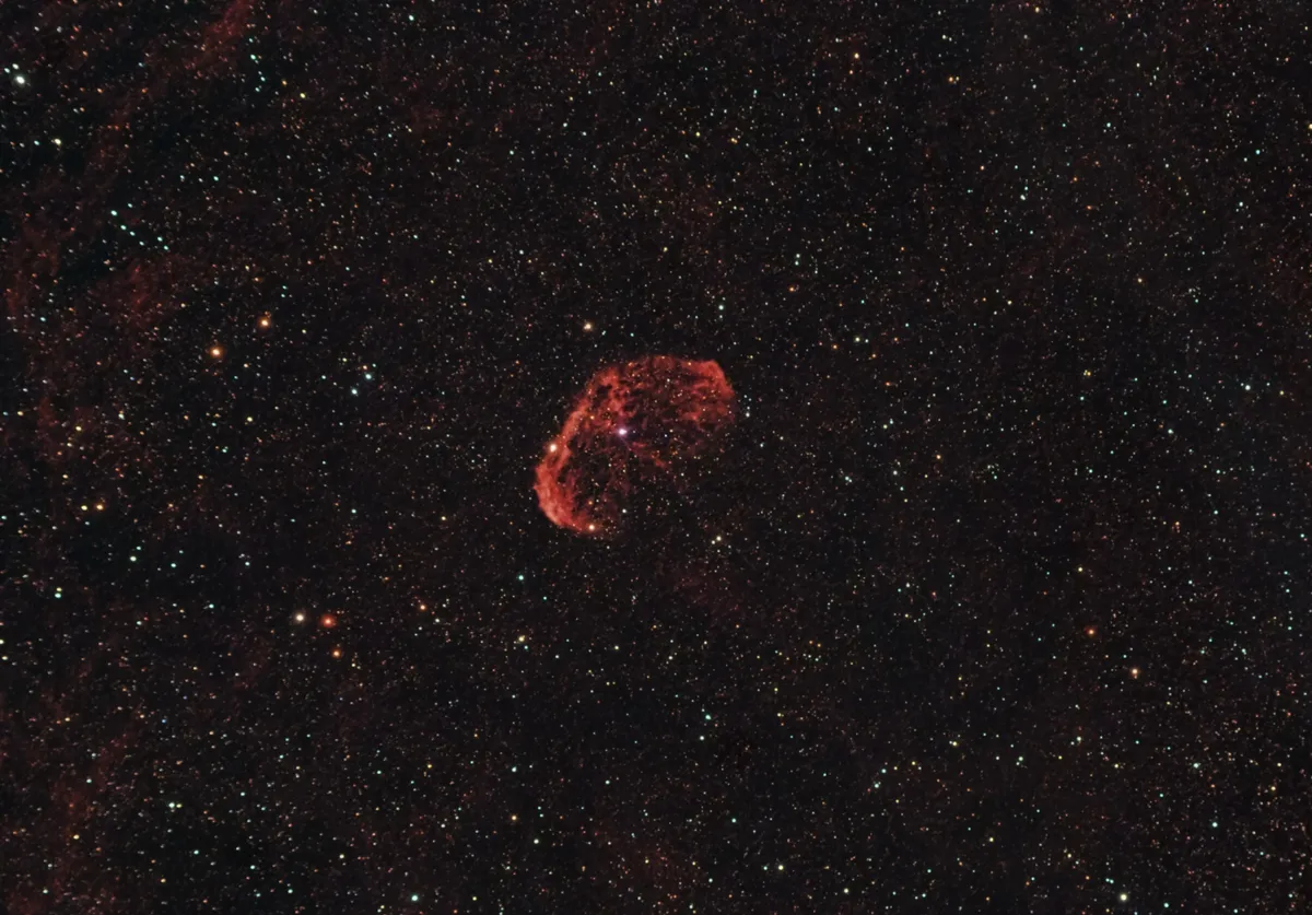 The Crescent Nebula by Jay Bird, Devon, UK.