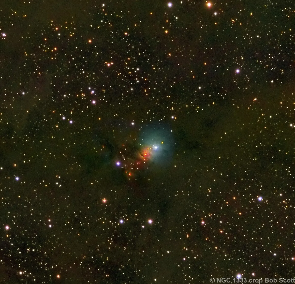 NGC 1333 by Robert Scott, Northumberland, UK. Equipment: WO 90 Megrez, QHY9m, EQ6 mount