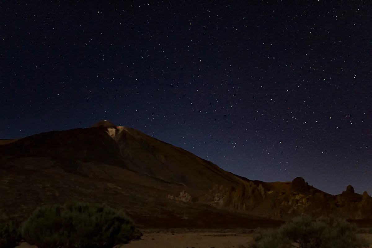 Night in the Caldera on Tenerife by Peter Louer, Teide National Park, Tenerife. Equipment: Canon 700D, 18-55mm Lens @18mm