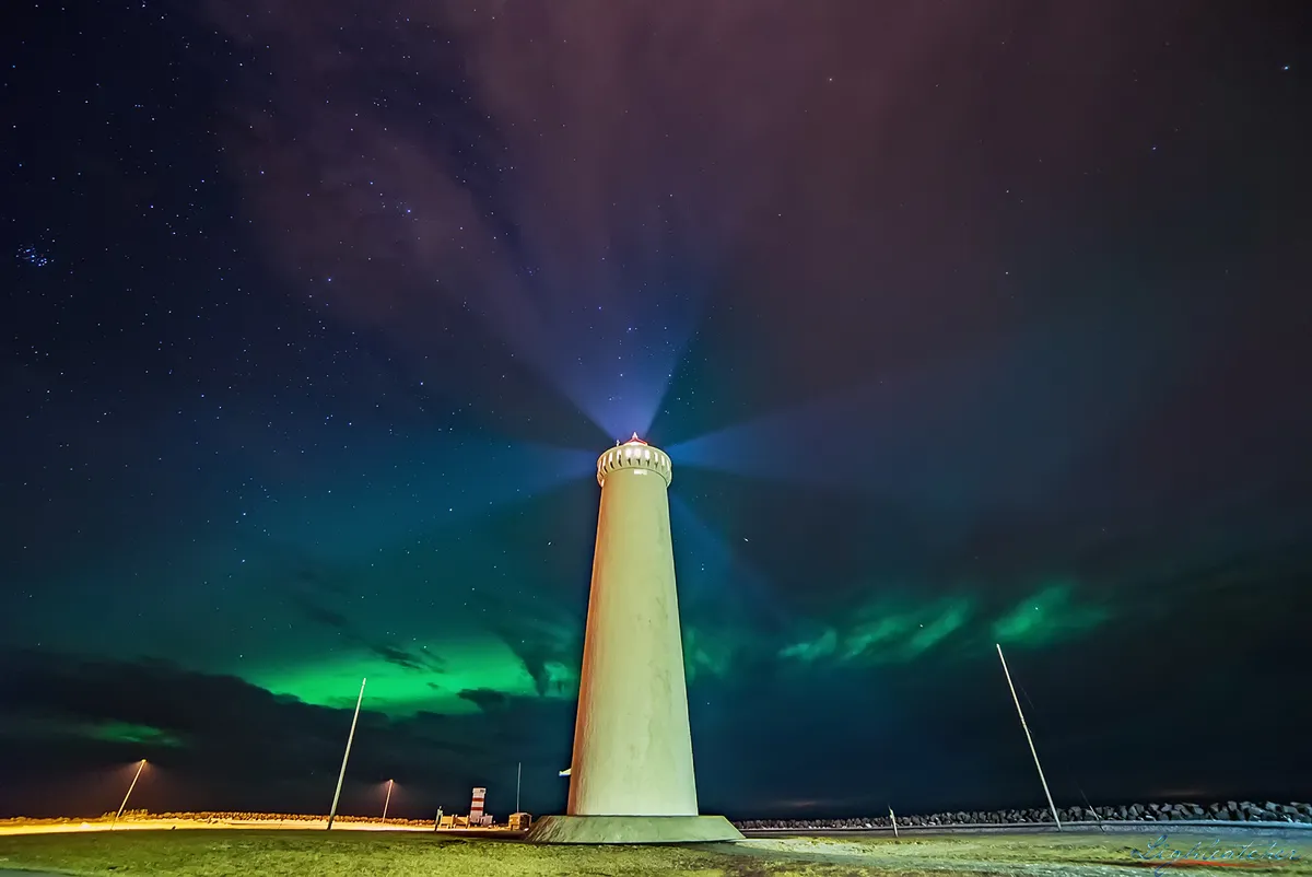 Garðskagi Lighthouse by Mariusz, Crawley, UK. Equipment: Sony A7S, Samyang 14mm/2.8 lens.