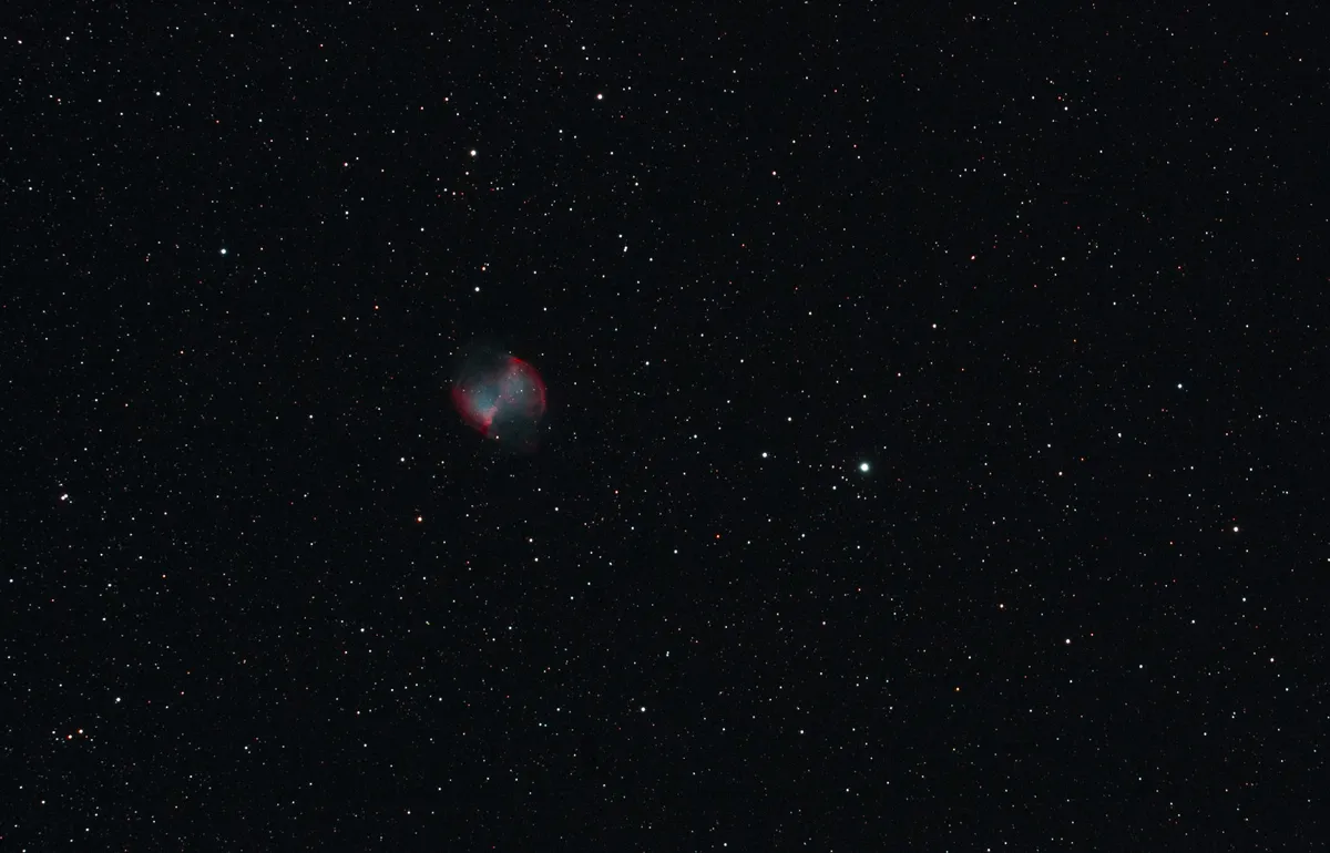 M27 Dumbbell Nebula by Mark Large, Colchester, UK.