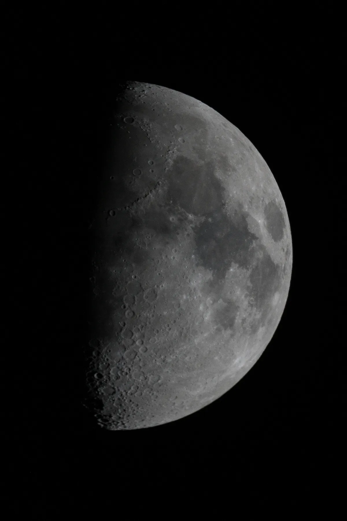 My First Moon Image by Will Arnold, Chesham, Bucks, UK. Equipment: 8
