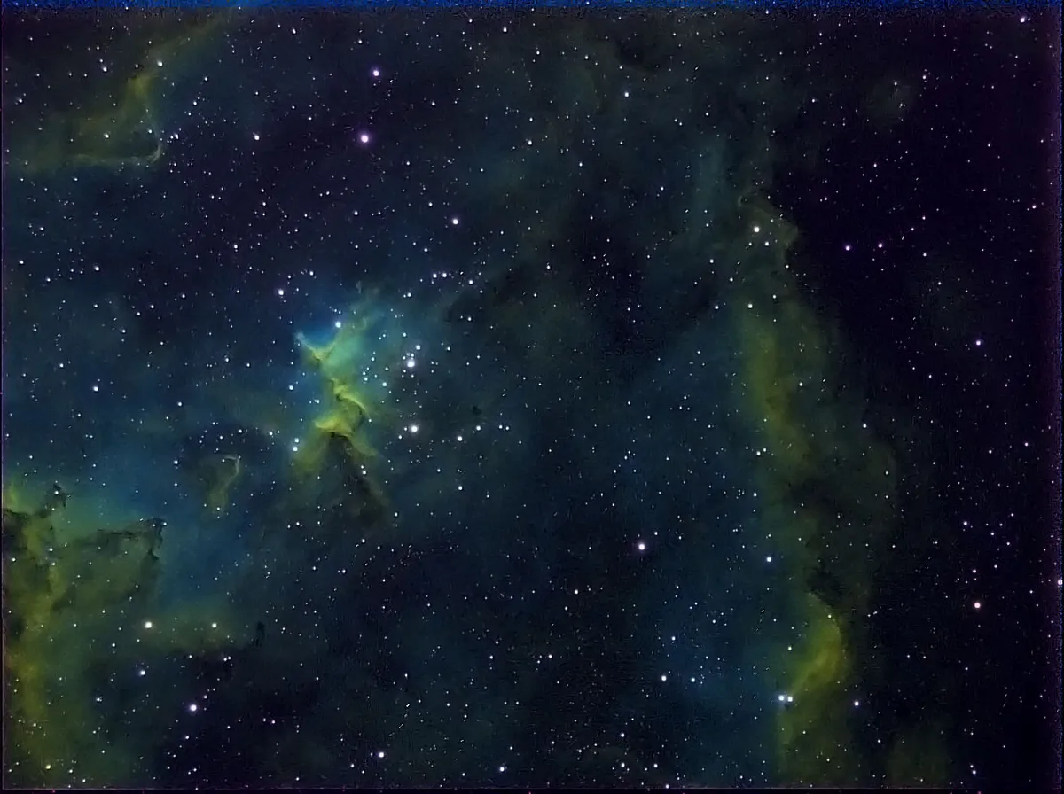 Heart Nebula by John Maclean, Exeter, UK. Equipment: WOZ66, Atik 314L 