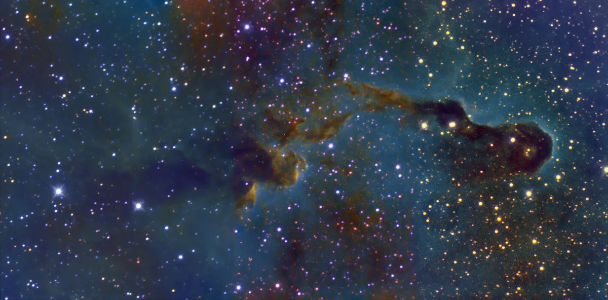 The Elephant’s Trunk Nebula Stephen Wilson, Middlesbrough, UK. Equipment: Atik 314l  camera, Altair Astro 6-inch Ritchey-Chrétien Sky-Watcher HEQ5 Pro mount.