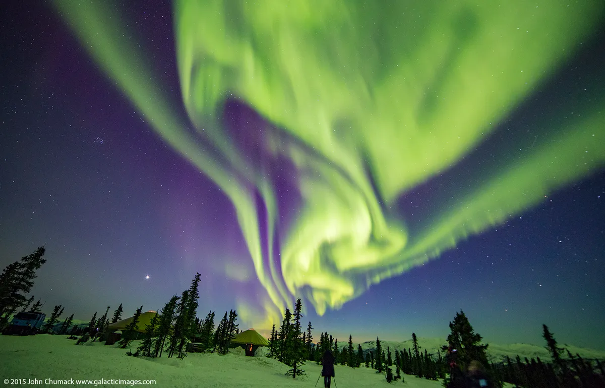 Amazing Aurora Borealis in Alaska by John Chumack, Mongolia.