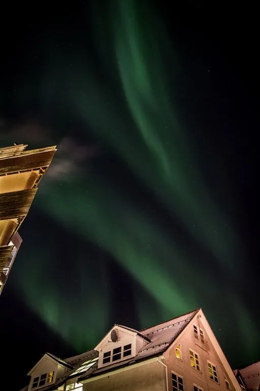 Tromso City Lights by Steve H, UK.