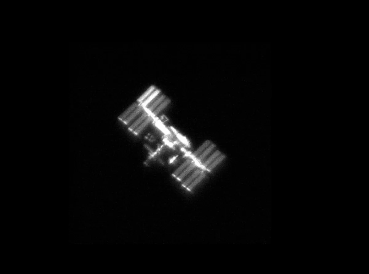 The ISS by Dean Srtain, UK. Equipment: 12