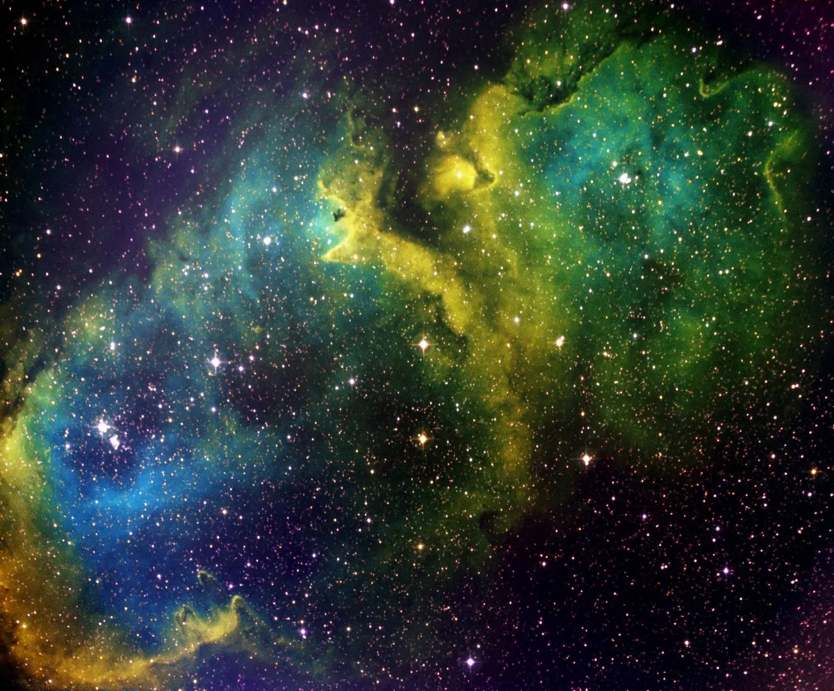 IC1848 Soul Nebula by Mark Griffith, Swindon, Wiltshire, UK. Equipment: Teleskop service 8