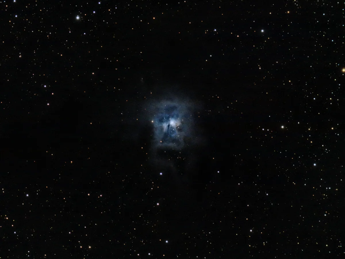The Iris Nebula by Tony Horton, Ross On Wye, Herefordshire, UK. Equipment: Starwave 80 ED-R refractor, Celestron AVX, Altair Hypercam 183c, Light Pollution filter, Sharpcap Pro. Stacked and processed in PixInsight.