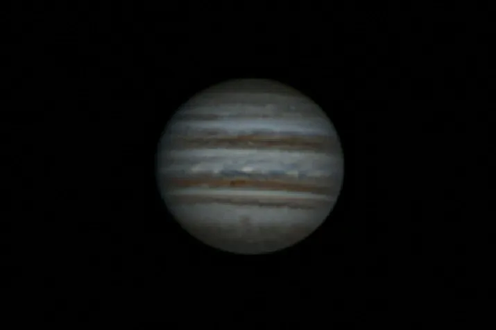 Jupiter 23.33 UT, 14.11.12 by Dave Finnigan, Halesowen, W. Midlands, UK.