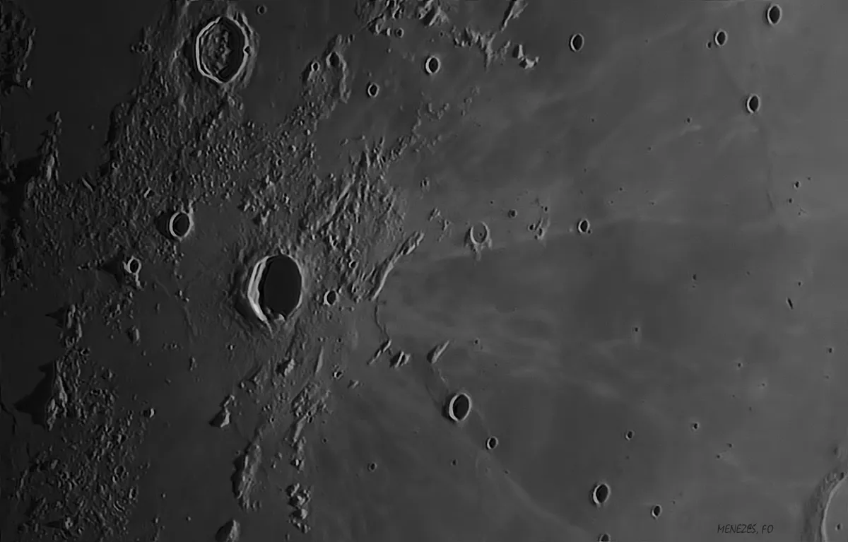 Kepler Crater by Fernando Oliveira De Menezes, Sao Paulo, Brazil. Equipment: C11 Edge HD, Asi 174mm, Moon Baader Filter
