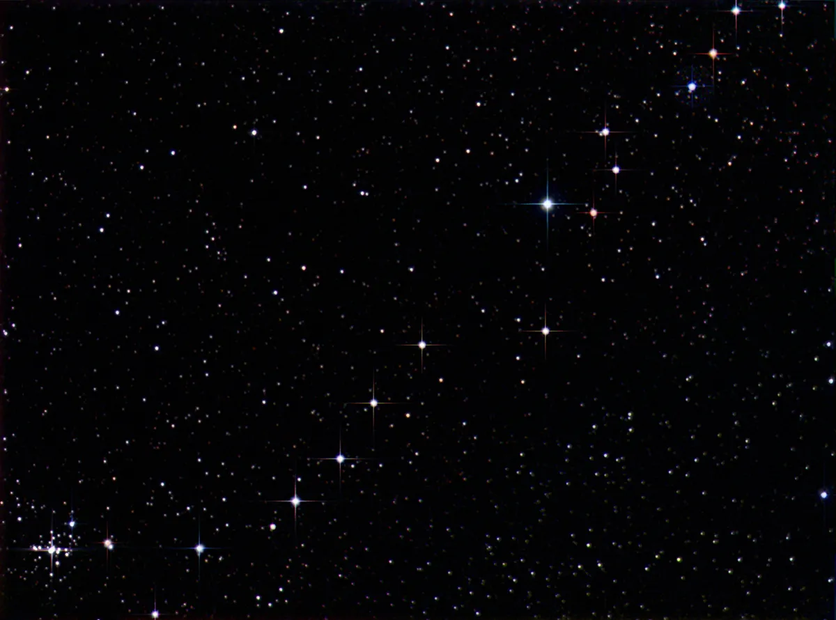 NCG1502 and Kemble's Cascade by David N Kidd, Hampshire, UK. Equipment: Teleskop Express TS50mm, f/.8 focal reducer, Atik 314L , HEQ5 Pro Synscan, Lodestar x2, ST80, PHD2.