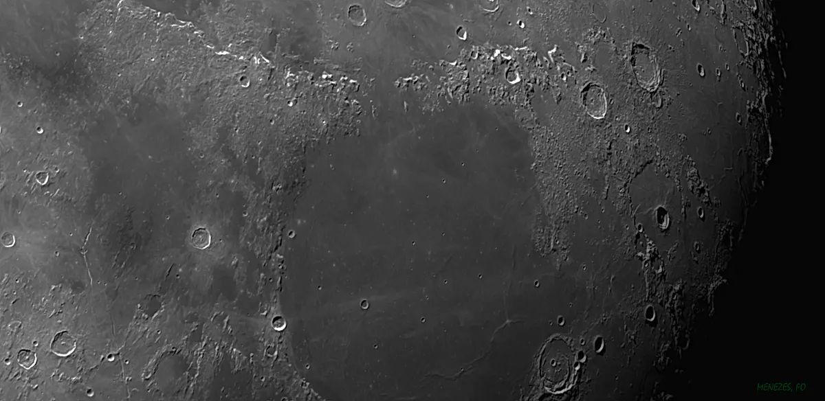 A Trip by the Moon by Fernando Oliveira De Menezes, Sao Paulo, Brazil. Equipment: C11 Edge Hd, Asi 174mm