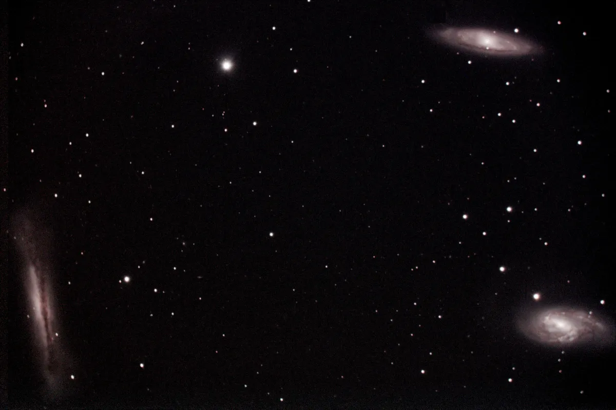 M65 M66 NGC3628 Galaxy Trio in Leo by Mark Griffith, Swindon, Wiltshire, UK.