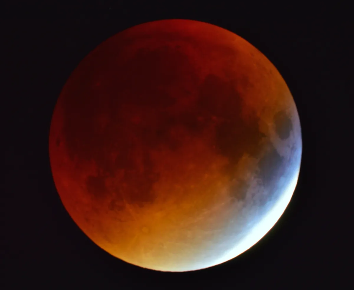 Lunar Eclipse (28/09/2015) by Martin Syms, Cornwall, UK.