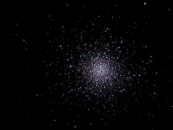 The Great Globular Cluster in Hercules (Messier 13) by Sam Boyer, Wakefield, UK. Equipment: Skywatcher 200P Newtonian Reflector and Atik Titan Colour CCD
