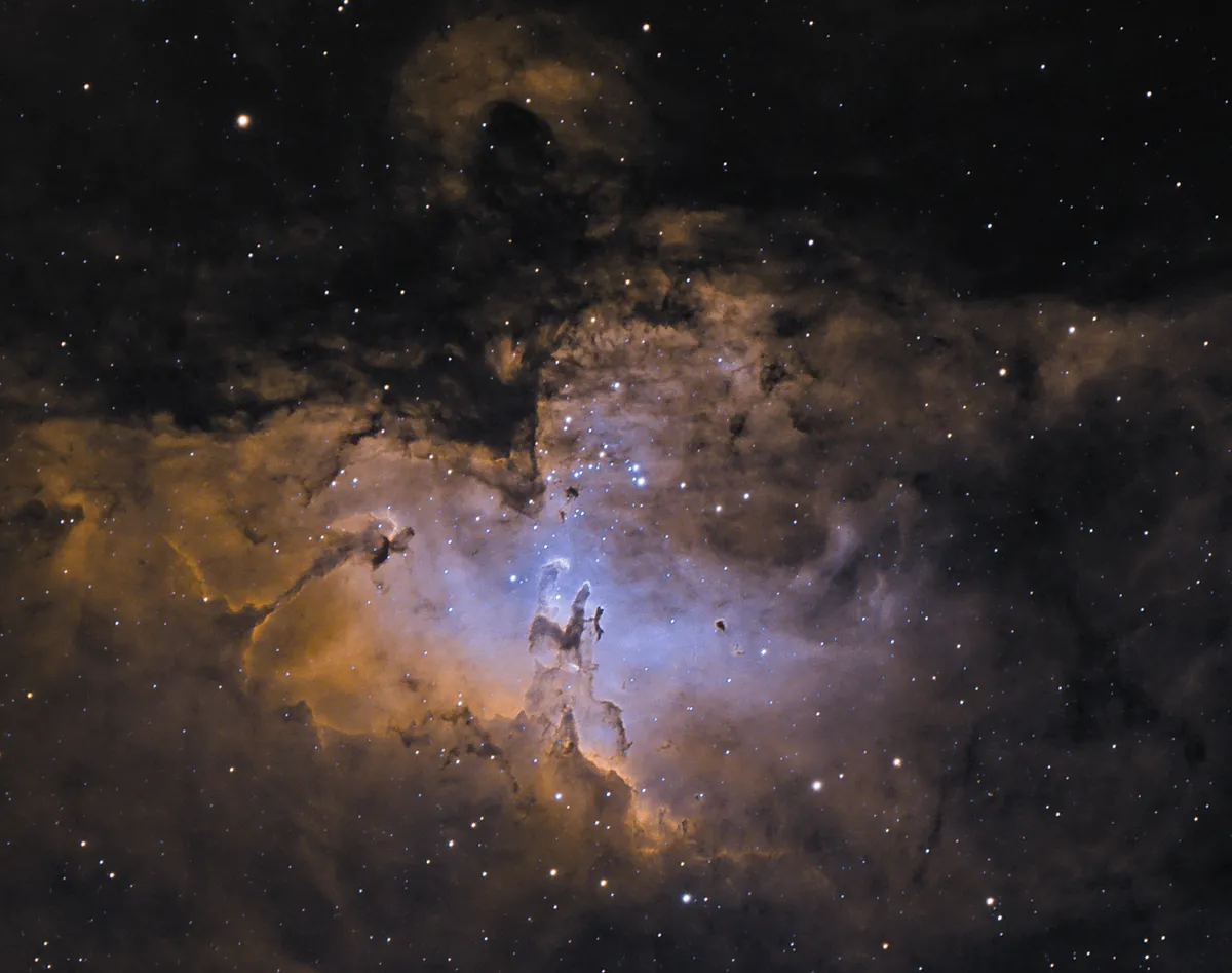 M16 (Eagle Nebula) Pillars by Chris Heapy, Macclesfield, UK.