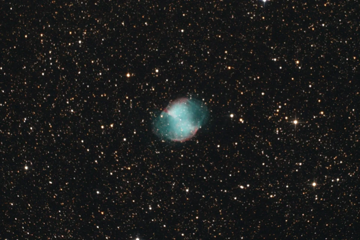 M27 Dumbbell Nebula by José J. Chambó Bris, Hoya Redonda, Spain.