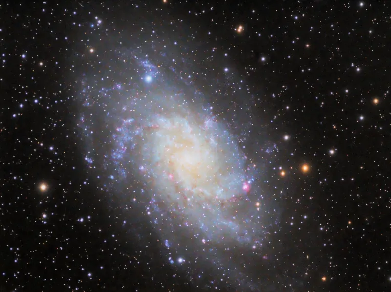 Messier 33 by Roger Brooker, Kelling Heath, UK.