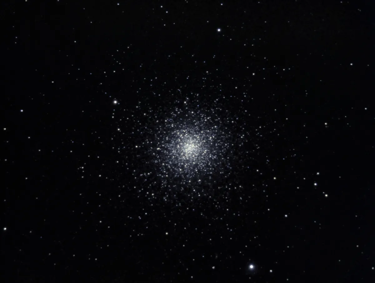 M3 Globular Cluster by Mark Griffith, Swindon, Wiltshire, UK. Equipment: Celestron c11 sct, skywatcher NEQ6 pro mount, Atik 383L  camera, motorised filter wheel and Astronomik LRGB filter set.