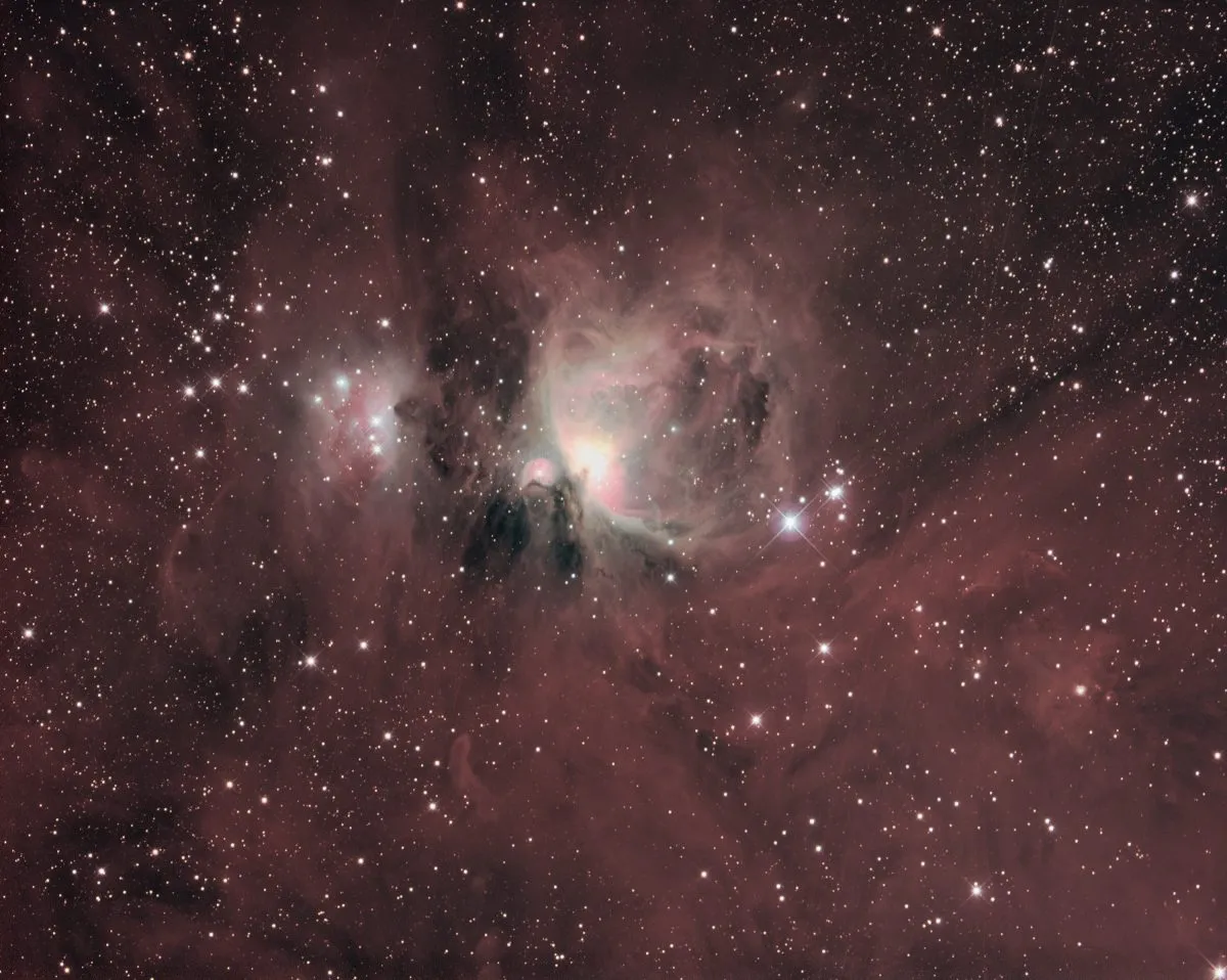 M42 Orion Nebula in LRGB Ha by Quek Zong Ye