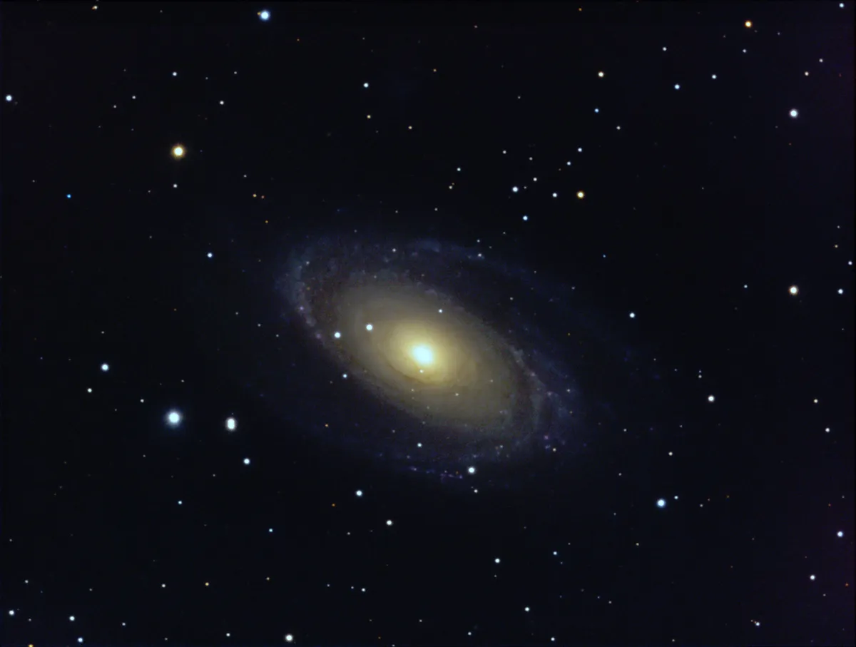 Bode's Galaxy by John Tonks, Pembrokeshire, UK.