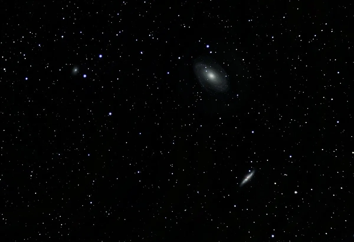 Bode's and Cigar Galaxies by Mark Griffith, Swindon, Wiltshire, UK.