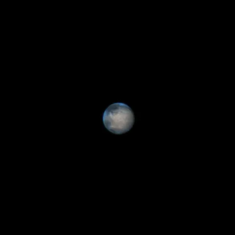 Mars Planet by Ronald Piacenti Jnr, Norma Observatory, Brasilia-DF, Brazil. Equipment: Celestron C6, HEQ5PRO, ASI120MC, Barlow 2X, Moon & SkyGlow Filter