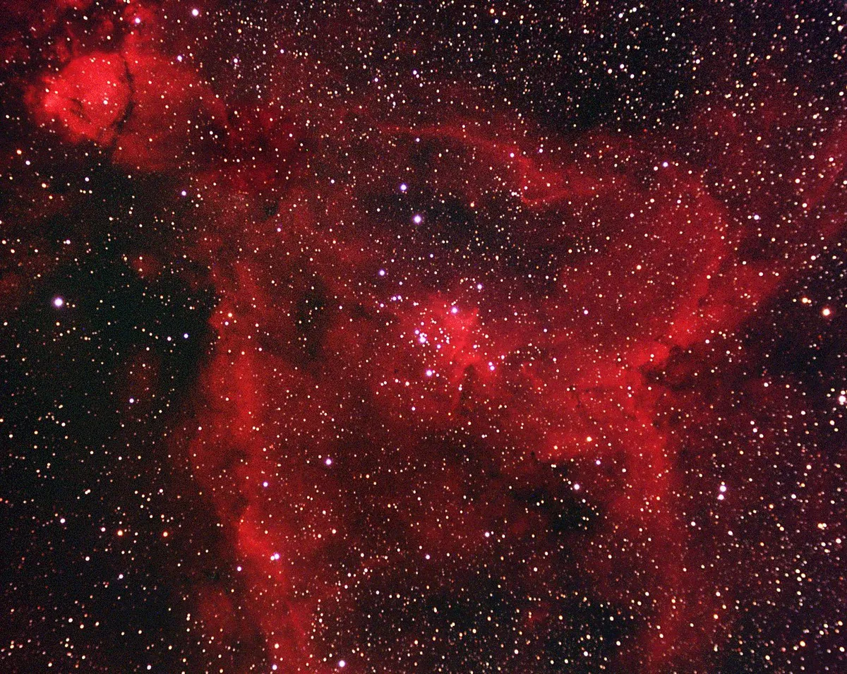 Melotte 15 Open Cluster by Mark Griffith, Swindon, Wiltshire, UK. Equipment: Skywatcher NEQ6 pro mount & Equinox 80mm refractor, Atik 383L  camera, motorised filter wheel and Astronomik HaRGB filters.
