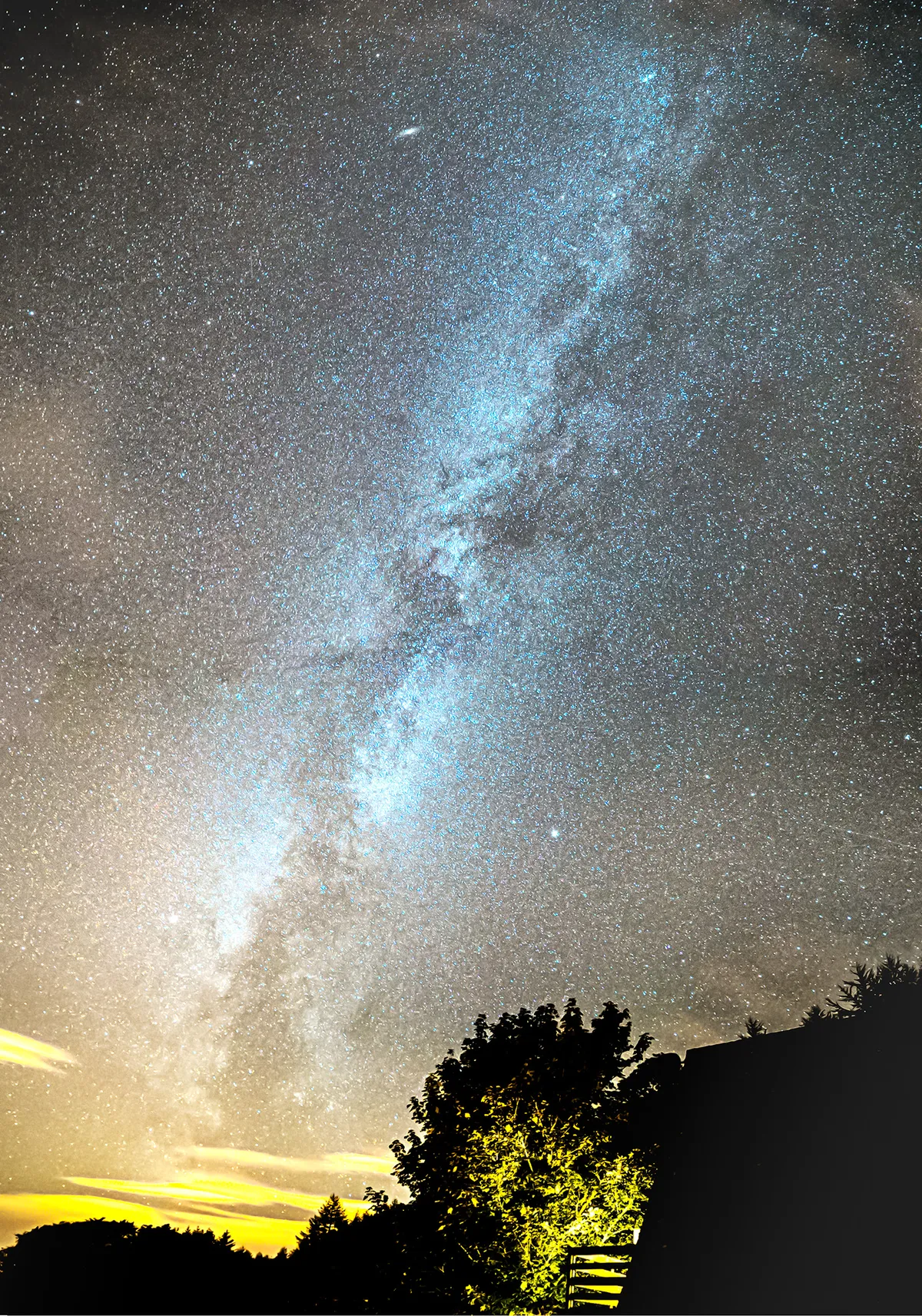 The Milky Way at Sunset by John Short, Moray Firth, Scotland, UK. Equipment: Sony A7s, Samyang 14mmm.