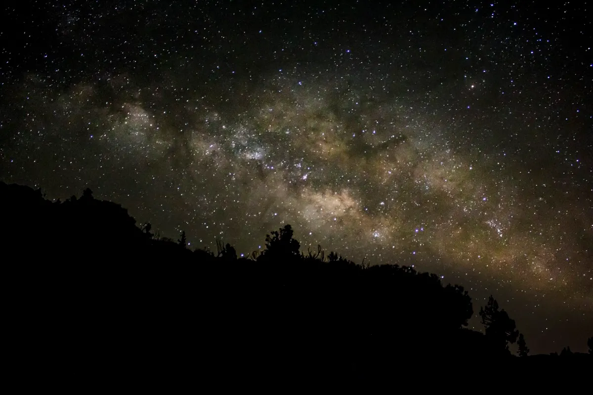 Milky Way over Tenerife by Peter Louer, Tenerife. Equipment: Canon EOS 700D 18-55mm lens