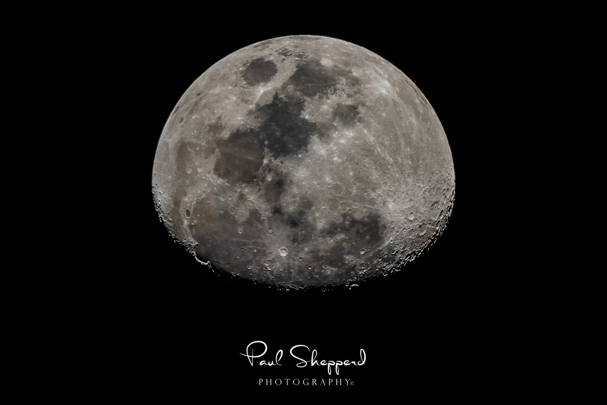The Moon by Paul Shepperd, Hampshire, UK. Equipment: NIKON D7200