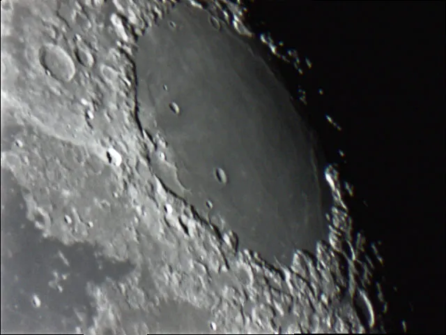 Mare Crisium by Mark Large, Colchester, UK. Equipment: Altair Astro 10