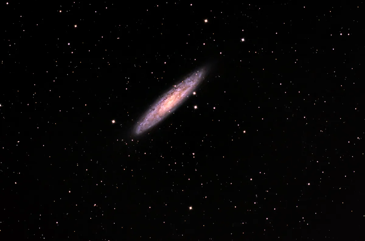 NGC 253 Sculptor Galaxy by Thomas Bishton, Brisbane, Australia. Equipment: ED120 Refractor, AZEQ6 Mount, Canon 600D modded, ST80 Guidescope, Synguider