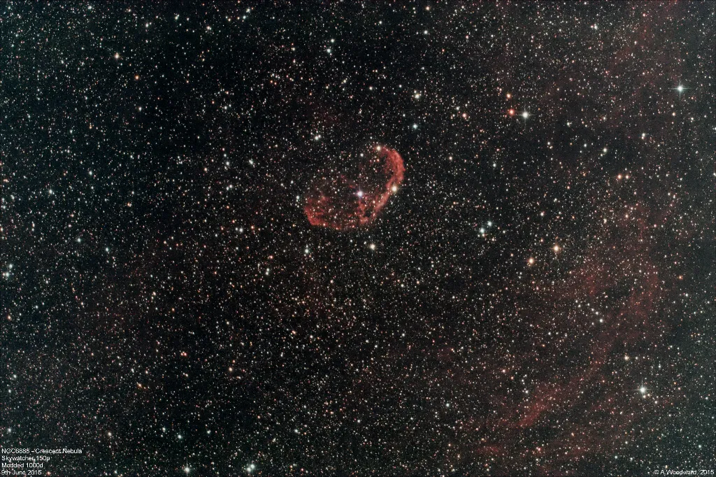 The Crescent Nebula by Alastair Woodward, Derby, UK.
