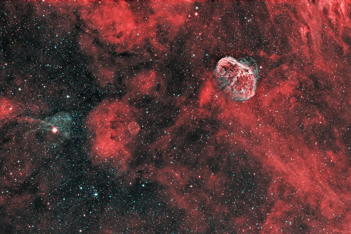 The Crescent Nebula by Sara Wager, Spain.