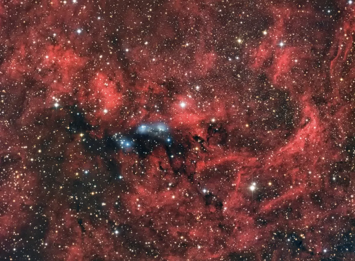 NGC 6914 - HaRGB - CCD/DSLR Combination by André van der Hoeven, Hendrik-Ido-Ambacht, The Netherlands. Equipment: TMB92, QSI583ws, 20cm f/5.0 Newton, Canon EOS 350Da