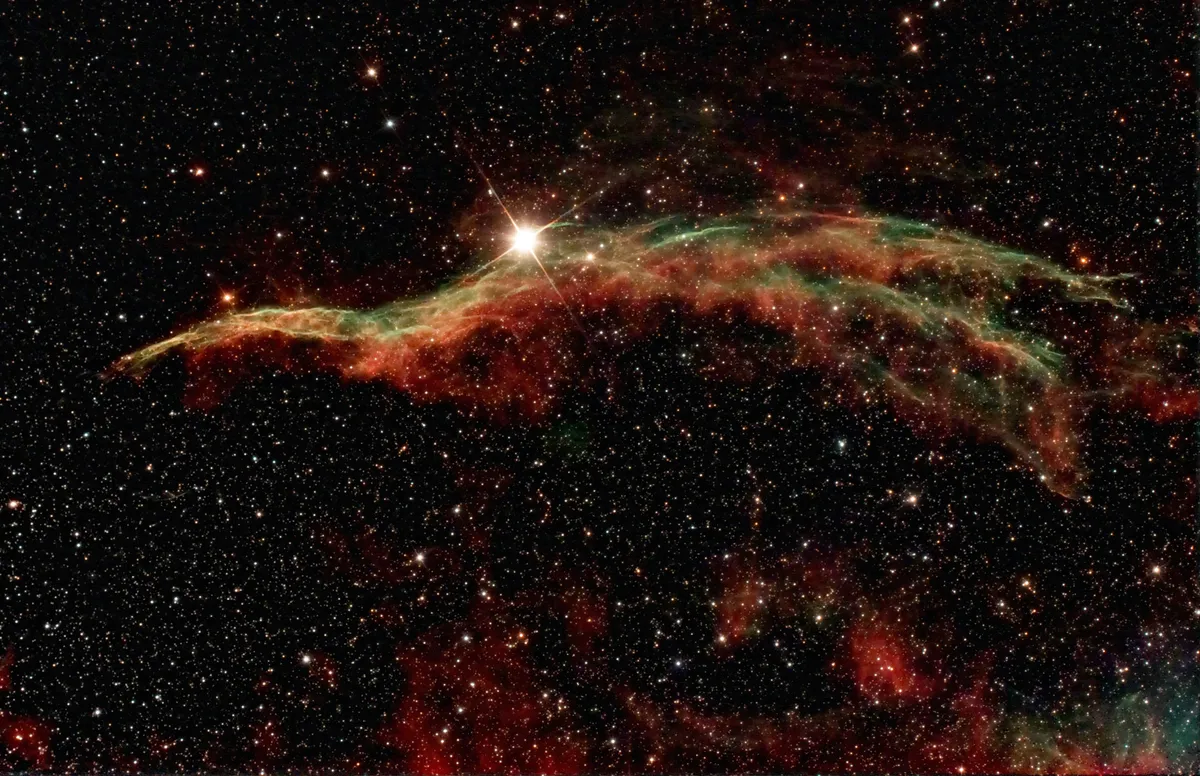 NGC6960 by Martin Bailey, Gnosall, Staffs, UK. Equipment: Canon 1000d, Astronomik CLS CCD filter, Coma Corrector, Skywatcher Explorer 200 PDS, Celestron CG5.
