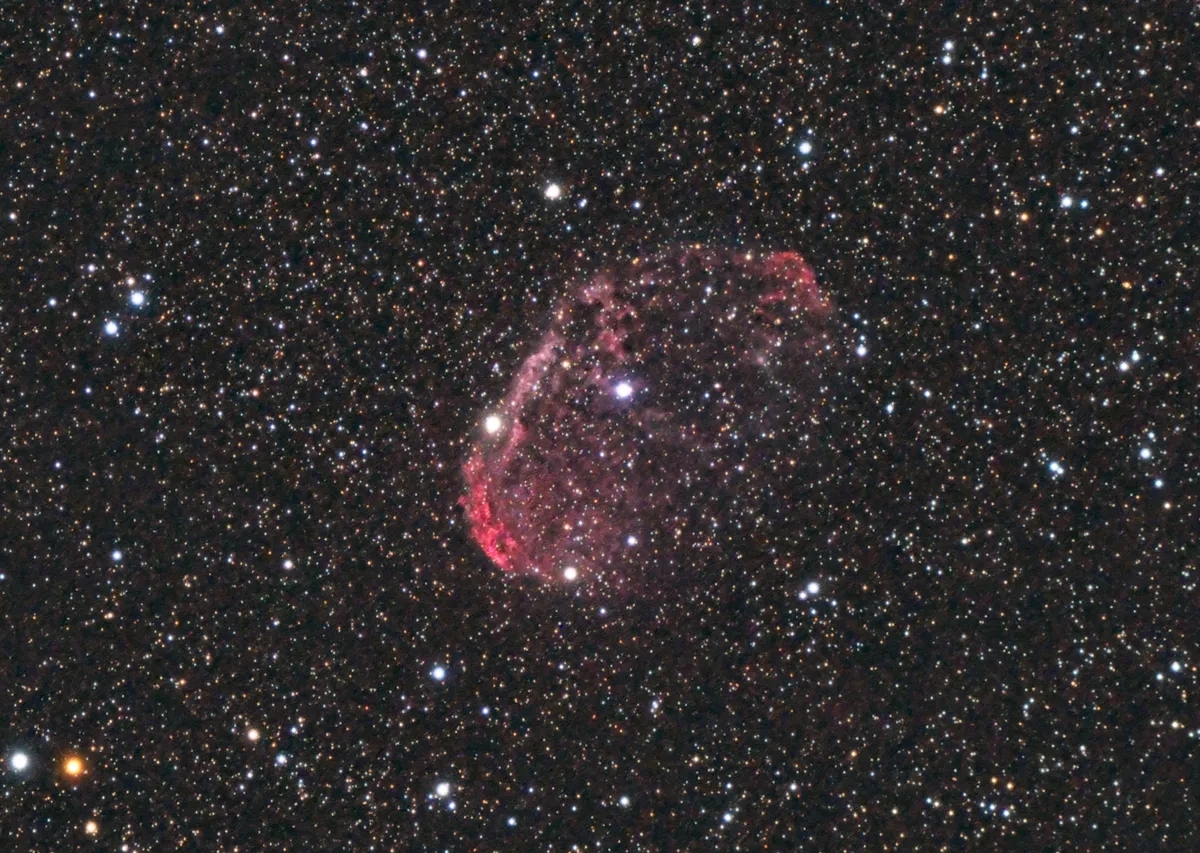 The Crescent Nebula by Tom Howard, Crawley, Sussex, UK.