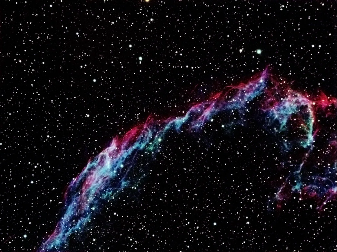 Network Nebula by John Maclean, Norman Lockyer Observatory, Sidmouth, Devon, UK. Equipment: Atik 314L , filter wheel, Equinox 80 APO PRO, NEQ6 pro