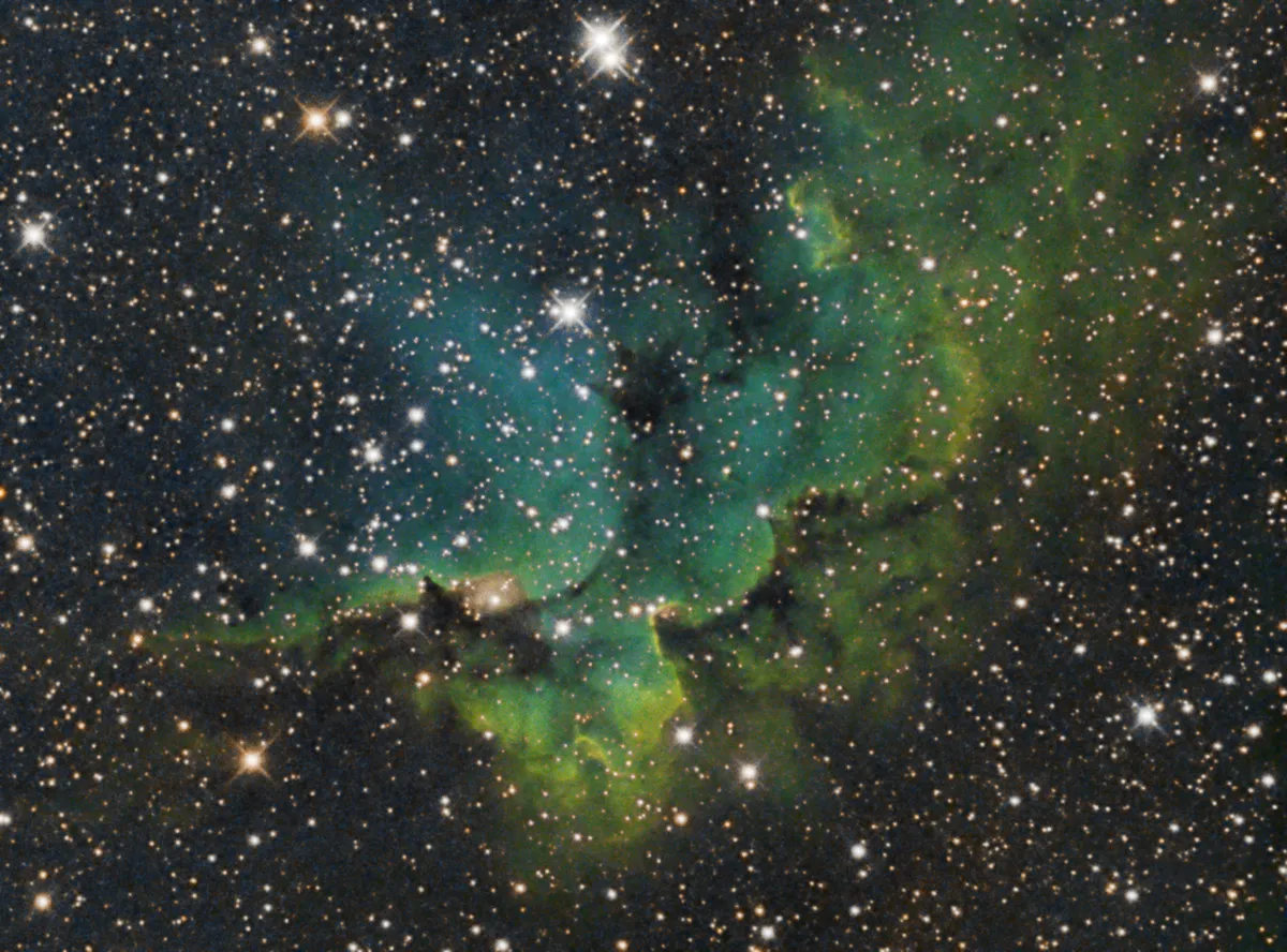NGC7380 Wizard Nebula by Steve Wilson, Middlesbrough, UK. Equipment: RC 6